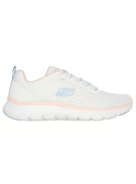 Zapatilla Mujer Skechers Flex Appeal 5.0 Beige
