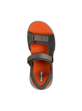 Sandalia Hombre Skechers Go Walk Slip-ins Verde