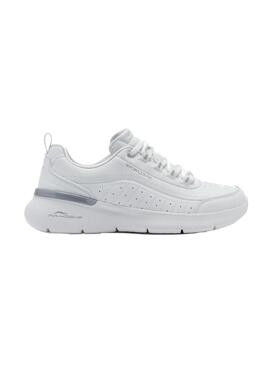 Zapatilla Mujer Skechers Air Dynamight 2.0 Blanco/Plat