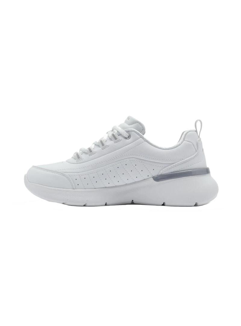 Zapatilla Mujer Skechers Air Dynamight 2.0 Blanco/Plat