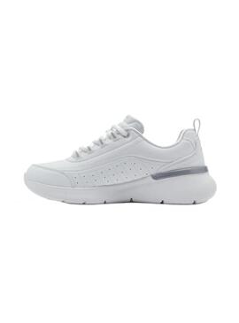 Zapatilla Mujer Skechers Air Dynamight 2.0 Blanco/Plat