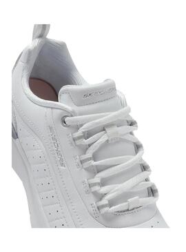 Zapatilla Mujer Skechers Air Dynamight 2.0 Blanco/Plat