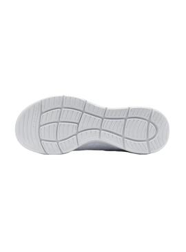 Zapatilla Mujer Skechers Air Dynamight 2.0 Blanco/Plat