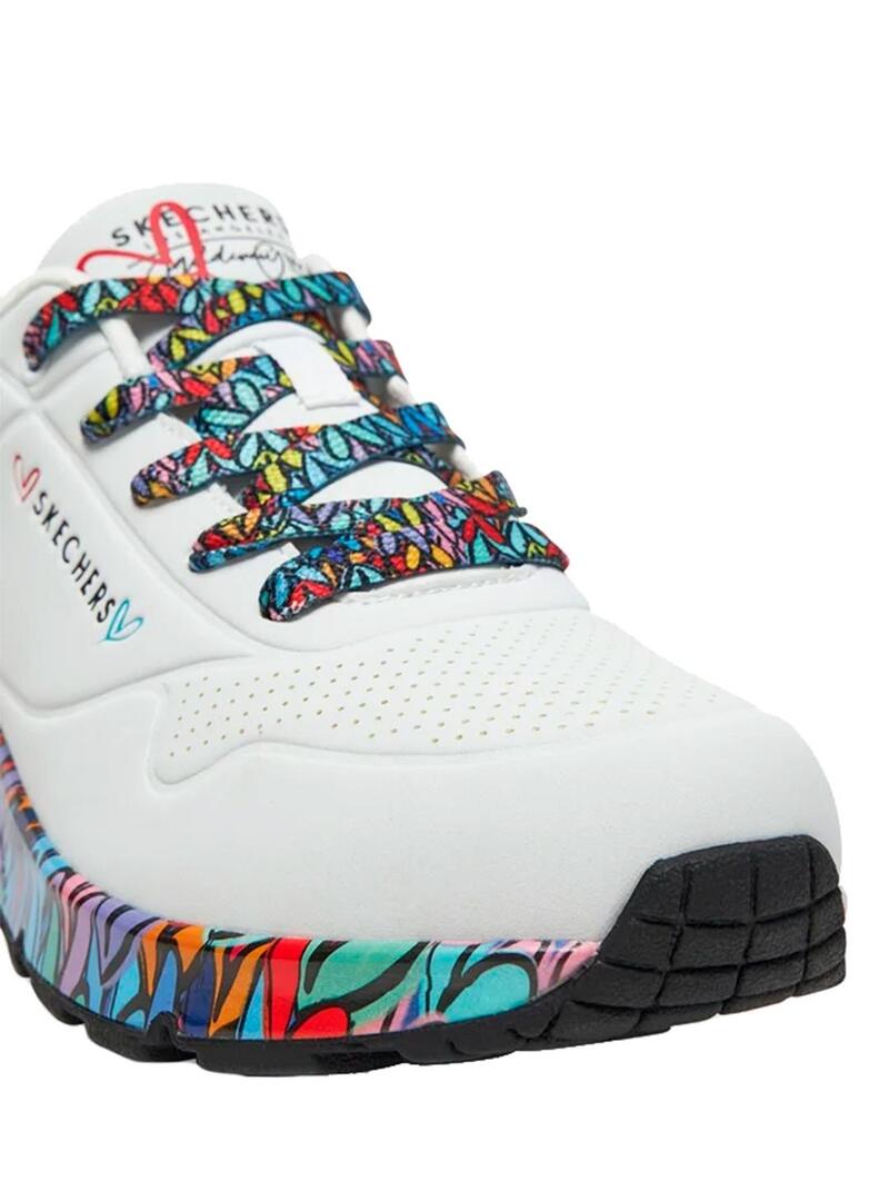 Zapatilla Mujer Skechers Uno Ravag Graffiti