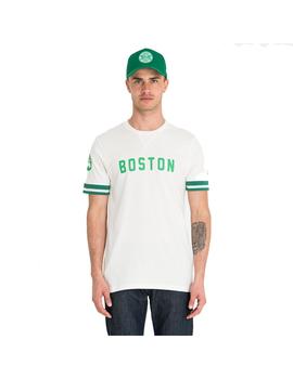 Camiseta Hombre New Era Boston Celtics Beige