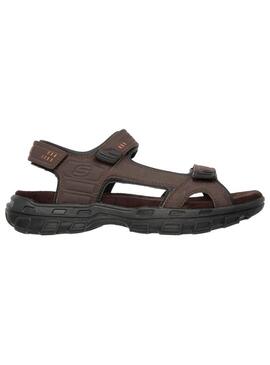 Sandalia Hombre Skechers Garver Louden Marrón