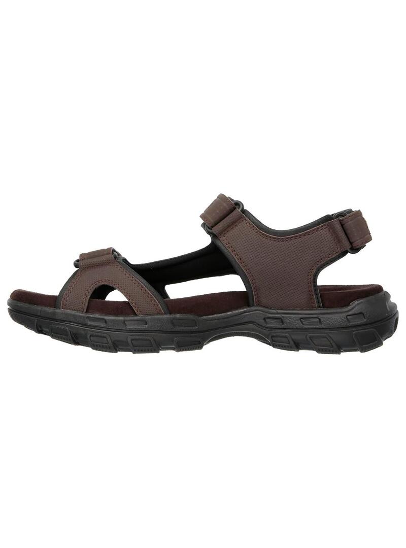 Sandalia Hombre Skechers Garver Louden Marrón