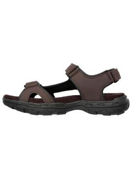 Sandalia Hombre Skechers Garver Louden Marrón