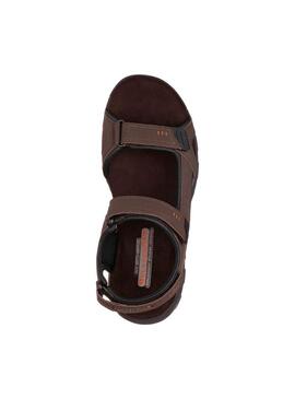 Sandalia Hombre Skechers Garver Louden Marrón