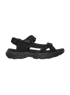 Sandalia Hombre Skechers Garver Louden Negro