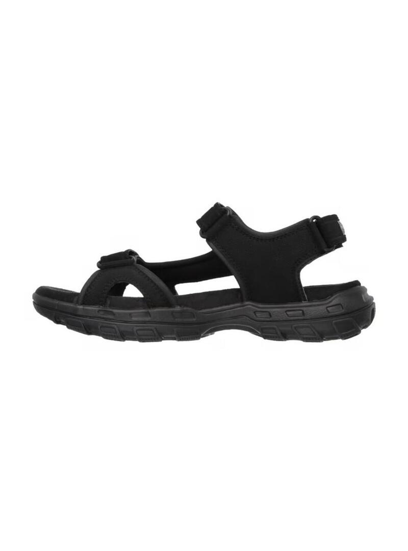 Sandalia Hombre Skechers Garver Louden Negro