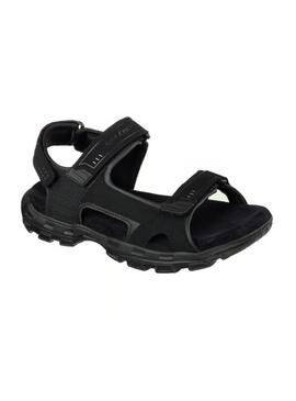 Sandalia Hombre Skechers Garver Louden Negro