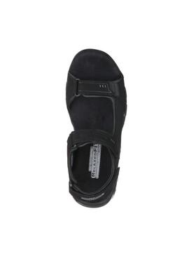 Sandalia Hombre Skechers Garver Louden Negro