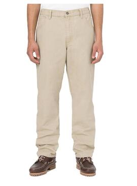 Pantalon Hombre Dickies Duck Carpenter Marron Clar