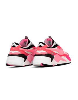 Zapatilla Mujer Puma RS-3 Puzzle Rosa-Crema