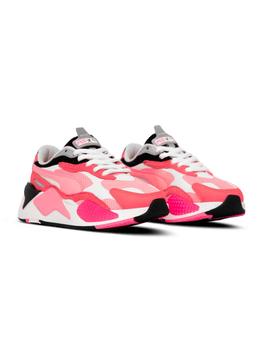 Zapatilla Mujer Puma RS-3 Puzzle Rosa-Crema