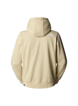 Sudadera Hombre The North Face Easy Beige Blanca