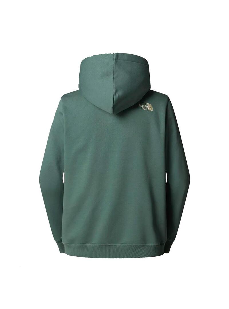 Sudadera Hombre The North Face Drew Peak Verde Beige