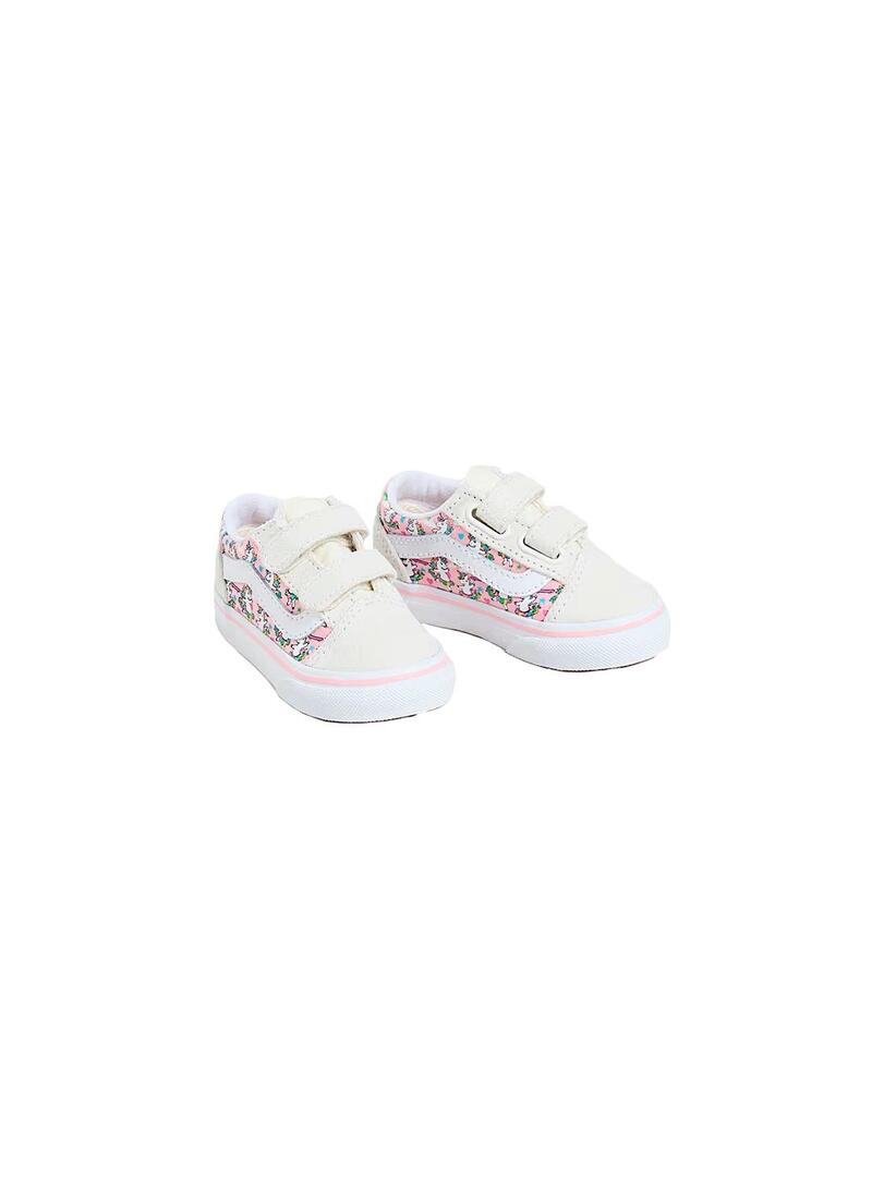 Zapatilla Baby Vans Old Skool Unicornio