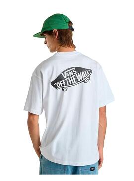 Camiseta Hombre Vans Style 76 II Loose Blanca