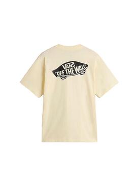Camiseta Hombre Vans Style 76 II Loose Amarilla