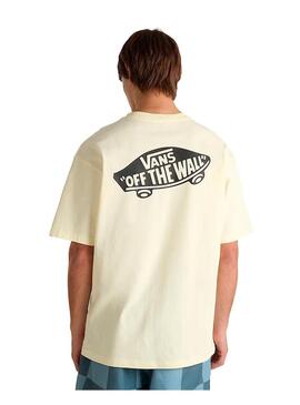 Camiseta Hombre Vans Style 76 II Loose Amarilla