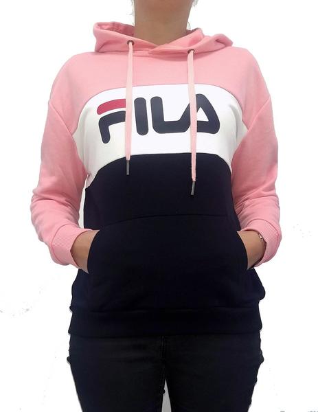 Mujer Fila Rosa Blanca Negra