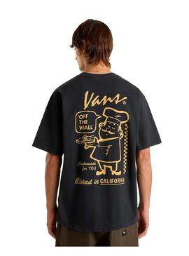 Camiseta Hombre Vans 66 Baked In Loose Negra