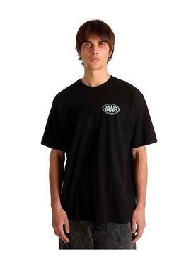 Camiseta Hombre Vans Road Stop Negra