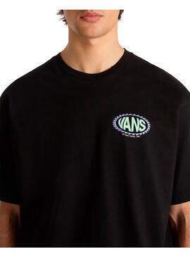 Camiseta Hombre Vans Road Stop Negra