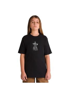 Camiseta Niño Vans Crazy Eddy Negra