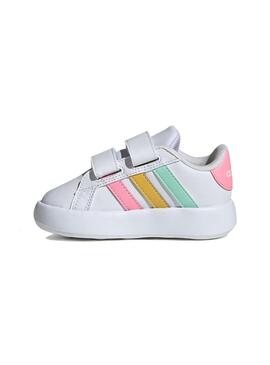 Zapatilla Niño/a adidas Grand Court 2.0 Blanca Multico