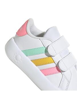 Zapatilla Niño/a adidas Grand Court 2.0 Blanca Multico