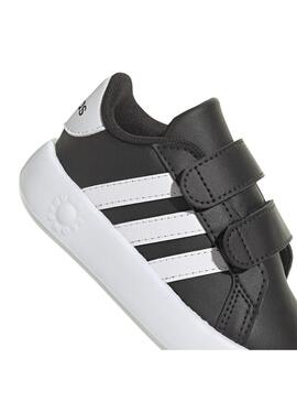 Zapatilla Niño/a adidas Grand Court 2.0 Negro Blanco