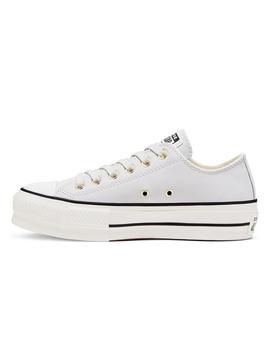 Zapatilla Mujer Converse All Star Platform Nubuck Low T Gris