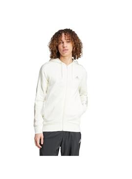 Sudadera Hombre adidas 3 Stripes Beige