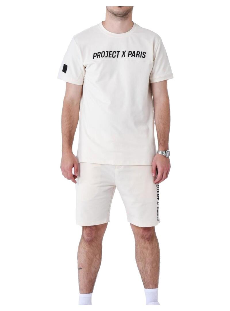 Pantalón corto Hombre Project X Paris Beige