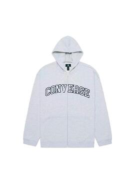 Sudadera Hombre Converse Retro Chuck Gris
