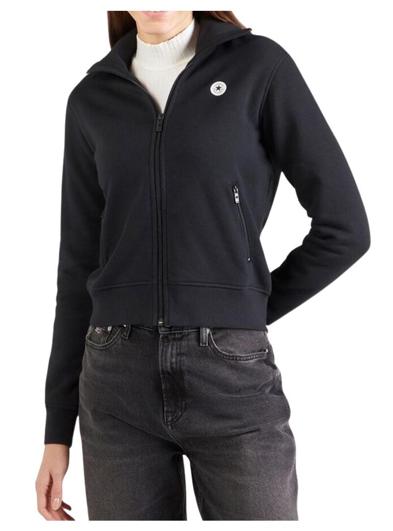 Sudadera Mujer Converse All Star Jacket Negra
