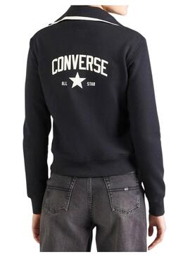Sudadera Mujer Converse All Star Jacket Negra