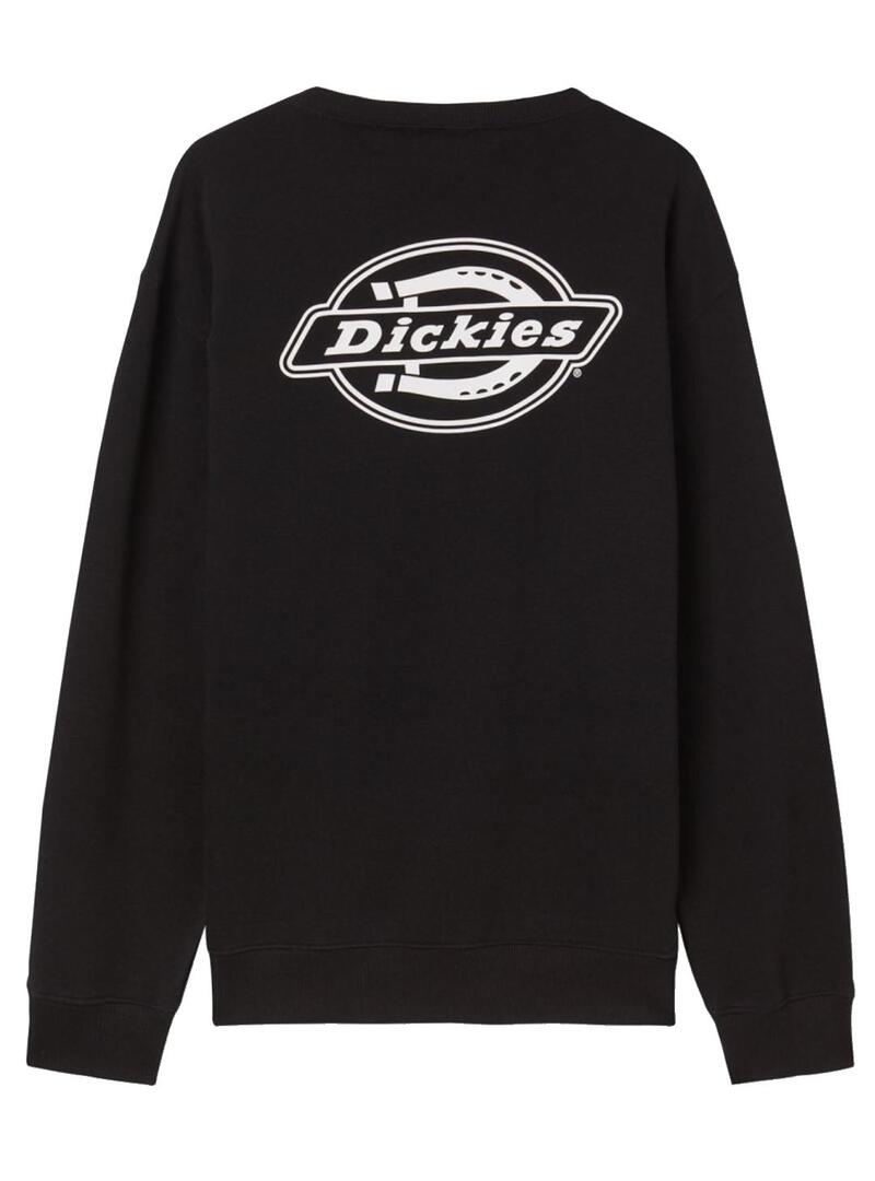 Sudadera Hombre Dickies Hotville Crewlogo Negra