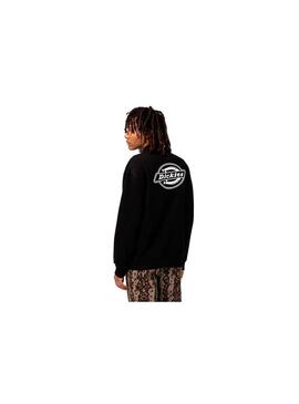 Sudadera Hombre Dickies Hotville Crewlogo Negra