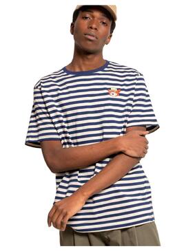 Camiseta Hombre Kaotiko Stipes Oso Azul