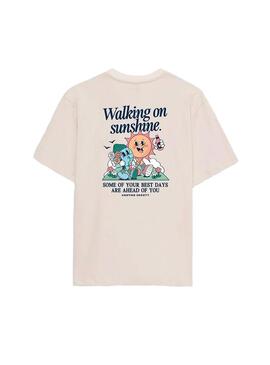 Camiseta Hombre Kaotiko Organic Walking Beige
