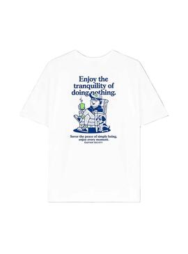 Camiseta Hombre Kaotiko Doing Blanca
