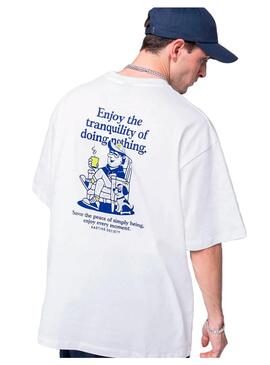 Camiseta Hombre Kaotiko Doing Blanca