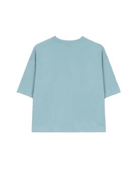 Camiseta Mujer Kaotiko Sumo Ramen Azul