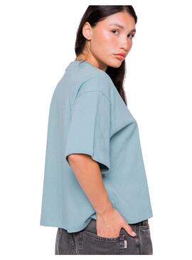Camiseta Mujer Kaotiko Sumo Ramen Azul