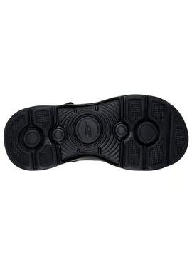 Sandalia Mujer Skechers Go Walk Arch Fit Negro