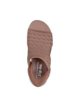 Sandalia Mujer Skechers Ultra Flex 3.0 Marrón